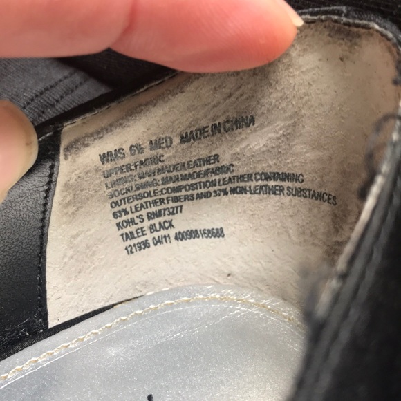 Apt. 9 Black peep toe heels with bow size 6.5 - Picture 6 of 6